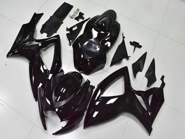 Carenados Moto Suzuki GSXR 600/750 2006-2007 - Negro Brillante