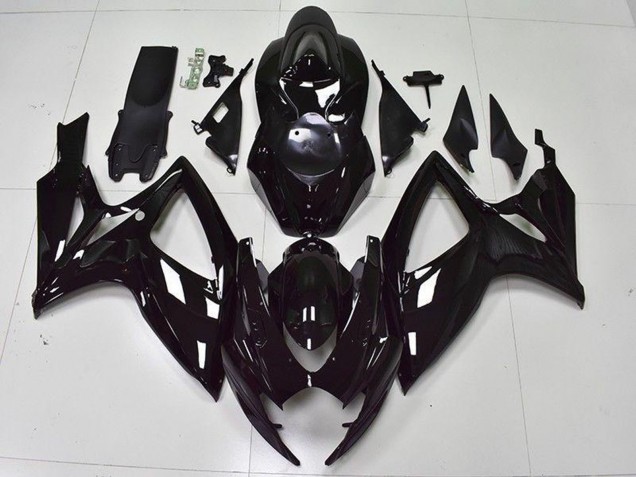 Carenados Moto Suzuki GSXR 600/750 2006-2007 - Negro Brillante