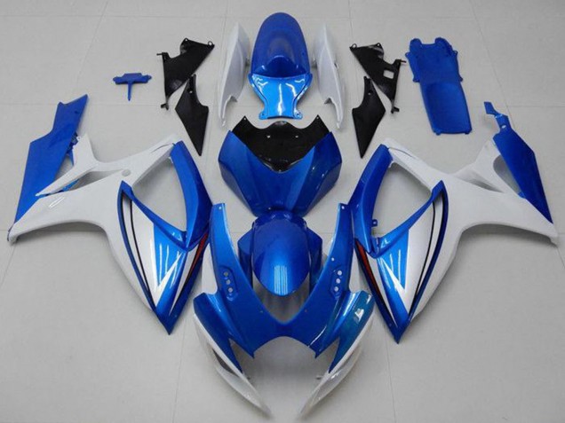 Carenado Moto Suzuki GSXR 600/750 2006-2007 - Blanco Azul