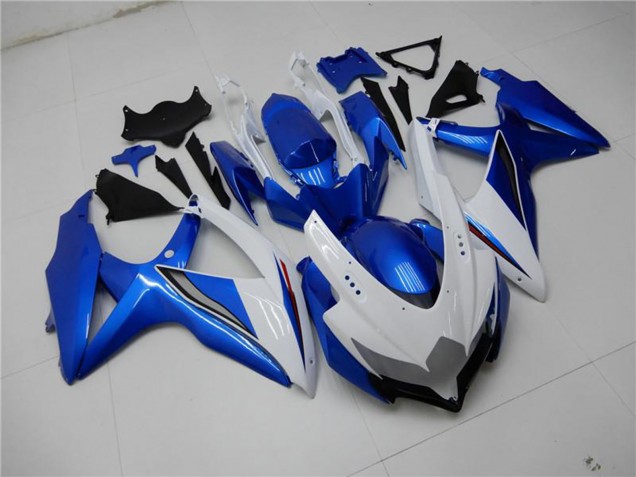 Carenado Moto Suzuki GSXR 600/750 2008-2010 - Blanco Azul