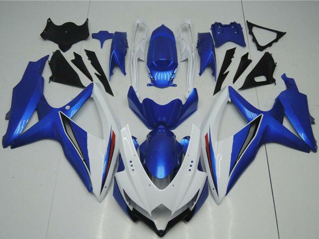 Carenado Moto Suzuki GSXR 600/750 2008-2010 - Blanco Azul