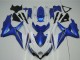 Carenado Moto Suzuki GSXR 600/750 2008-2010 - Blanco Azul