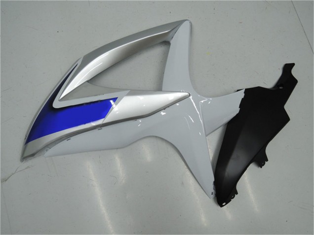 Carenado Moto Suzuki GSXR 600/750 2008-2010 - Plata Blanco Azul Negro