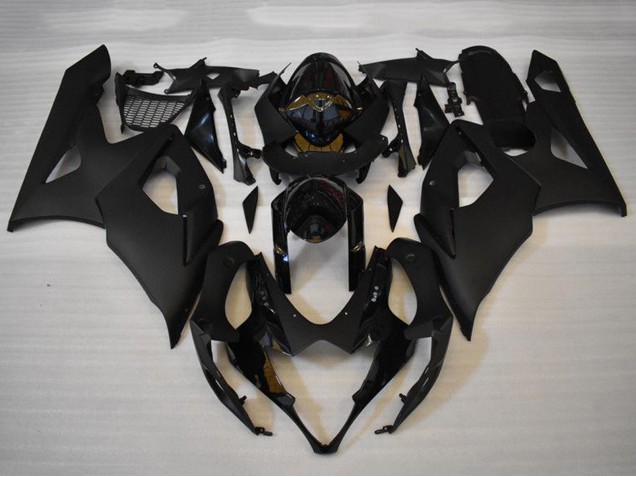 Kits Carenado Moto Suzuki GSXR 1000 2005-2006 - Negro Brillante Negro Mate