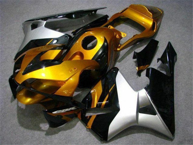 Carenados Moto Honda CBR600RR 2003-2004 - Plata Oro Negro Brillante