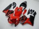 Carenado Moto Honda CBR600RR 2003-2004 - Rojo Negro Brillante OEM Estilo