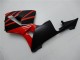 Carenado Moto Honda CBR600RR 2003-2004 - Rojo Negro Brillante OEM Estilo