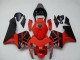 Carenado Moto Honda CBR600RR 2003-2004 - Rojo Negro Brillante OEM Estilo