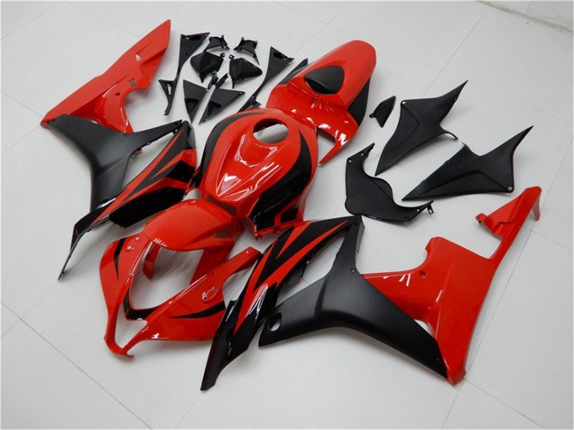 Carenados Moto Honda CBR600RR 2007-2008 - Rojo Negro Mate