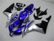 Carenado Moto Honda CBR600RR 2007-2008 - Plata Azul Negro Brillante OEM Estilo