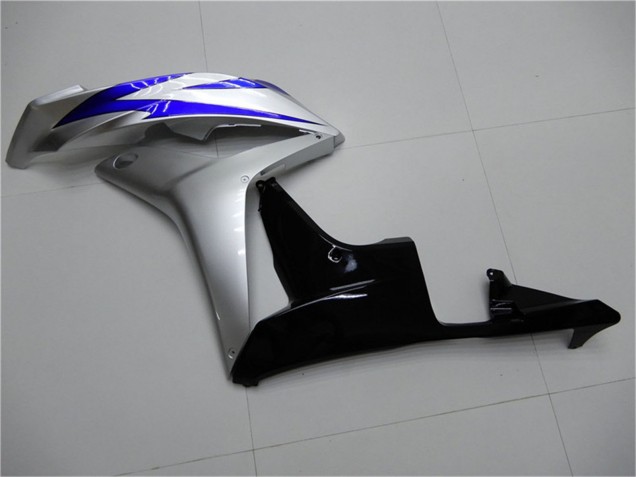 Carenado Moto Honda CBR600RR 2007-2008 - Plata Azul Negro Brillante OEM Estilo