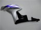 Carenado Moto Honda CBR600RR 2007-2008 - Plata Azul Negro Brillante OEM Estilo