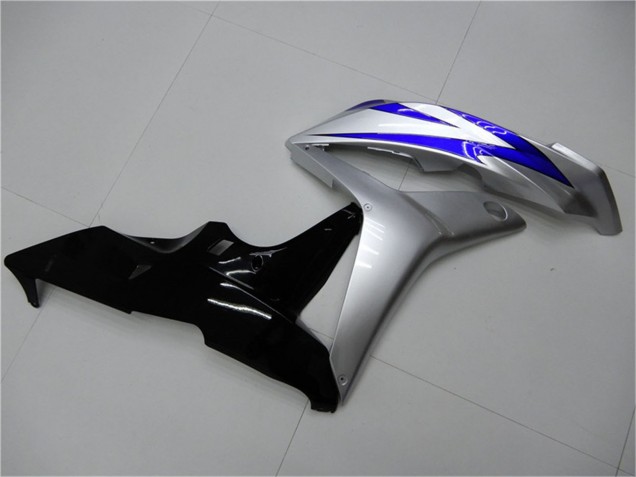 Carenado Moto Honda CBR600RR 2007-2008 - Plata Azul Negro Brillante OEM Estilo