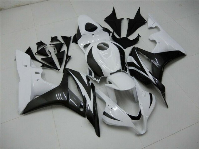 Carenados Moto Honda CBR600RR 2007-2008 - Blanco Negro Brillante