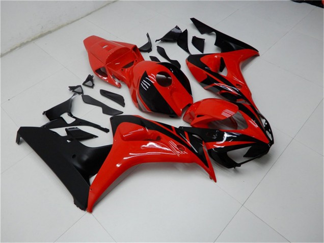 Kits Carenado Moto Honda CBR1000RR 2006-2007 - Rojo Negro Brillante