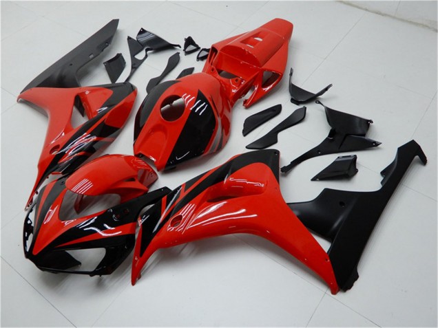 Kits Carenado Moto Honda CBR1000RR 2006-2007 - Rojo Negro Brillante