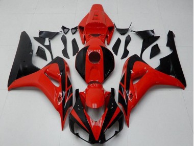 Kits Carenado Moto Honda CBR1000RR 2006-2007 - Rojo Negro Brillante