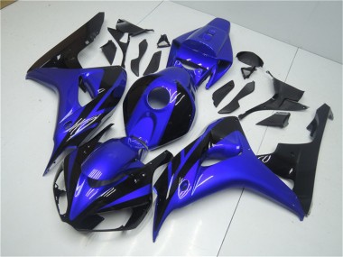 Kits Carenados Moto Honda CBR1000RR 2006-2007 - Azul Negro Brillante