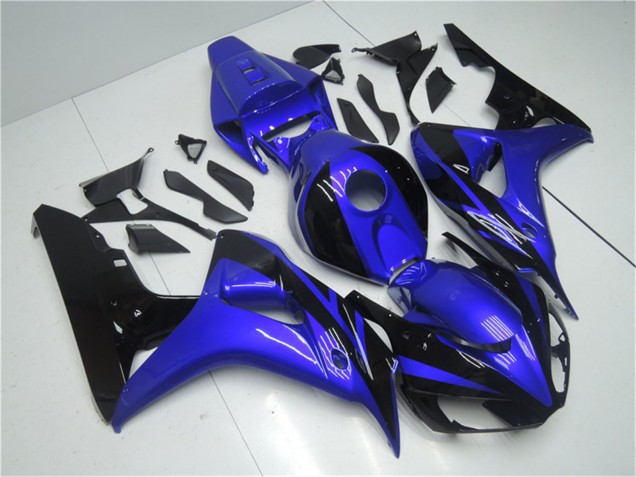 Kits Carenados Moto Honda CBR1000RR 2006-2007 - Azul Negro Brillante