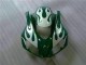 Carenado Moto Honda CBR1000RR 2006-2007 - Blanco Verde Llama