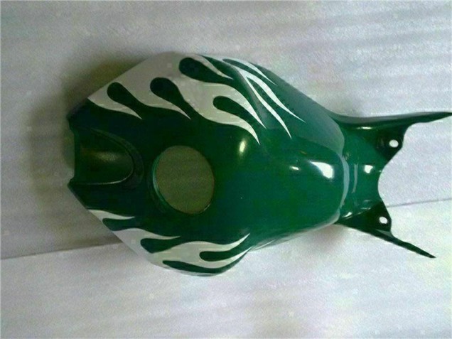 Carenado Moto Honda CBR1000RR 2006-2007 - Blanco Verde Llama
