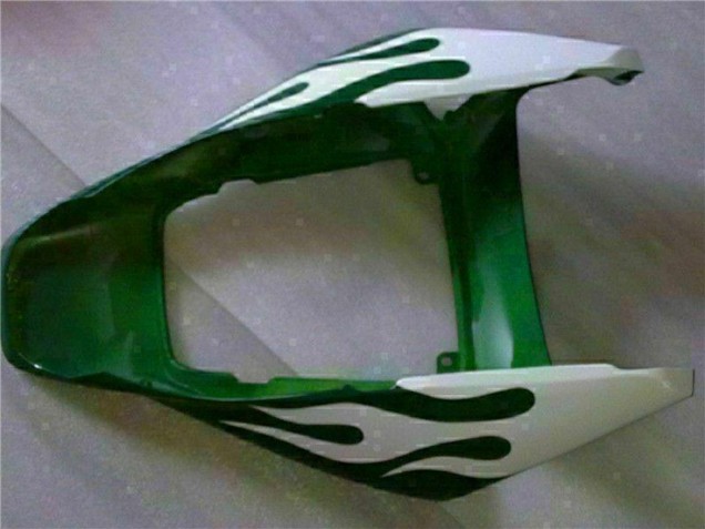 Carenado Moto Honda CBR1000RR 2006-2007 - Blanco Verde Llama