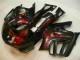 Carenado Moto Honda CBR600 F3 1995-1996 - Negro Brillante Rojo Llama