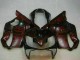 Carenado Moto Honda CBR600 F4i 2004-2007 - Negro Brillante Rojo Llama