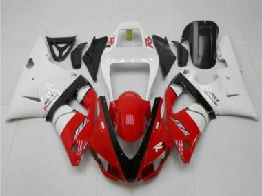 Carenado Moto Yamaha YZF R1 1998-1999 - Blanco Rojo Negro