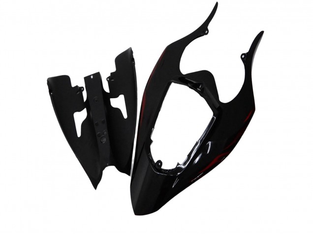 Carenado Moto Yamaha YZF R1 2004-2006 - Negro Brillante Rojo Llama