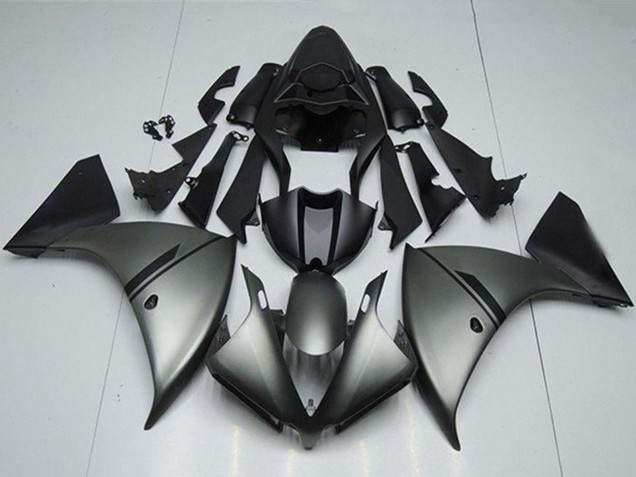 Carenado Moto Yamaha YZF R1 2012-2014 - Gris Mate Negro Mate
