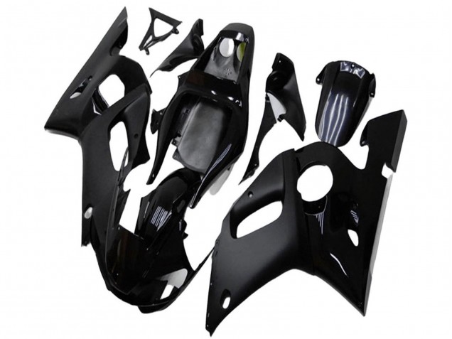 Carenado Moto Yamaha YZF R6 1998-2002 - Negro Brillante Negro Mate