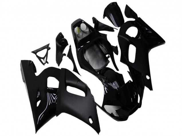 Carenado Moto Yamaha YZF R6 1998-2002 - Negro Brillante Negro Mate