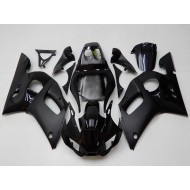 Carenado Moto Yamaha YZF R6 1998-2002 - Negro Brillante Negro Mate