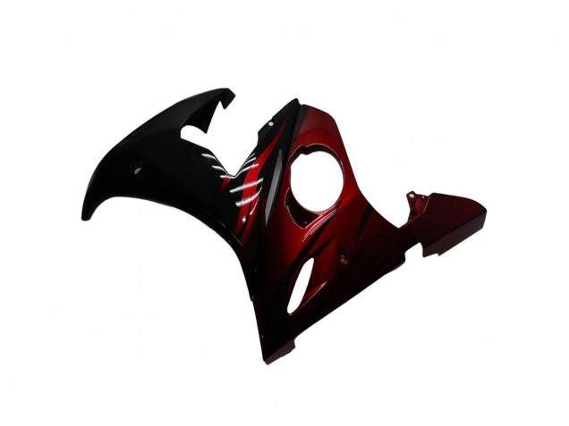 Kits Carenados Moto Yamaha YZF R6 2003-2004 - Negro Brillante Rojo