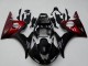 Kits Carenados Moto Yamaha YZF R6 2003-2004 - Negro Brillante Rojo