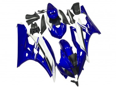 Carenado Moto Yamaha YZF R6 2006-2007 - Azul Blanco Negro