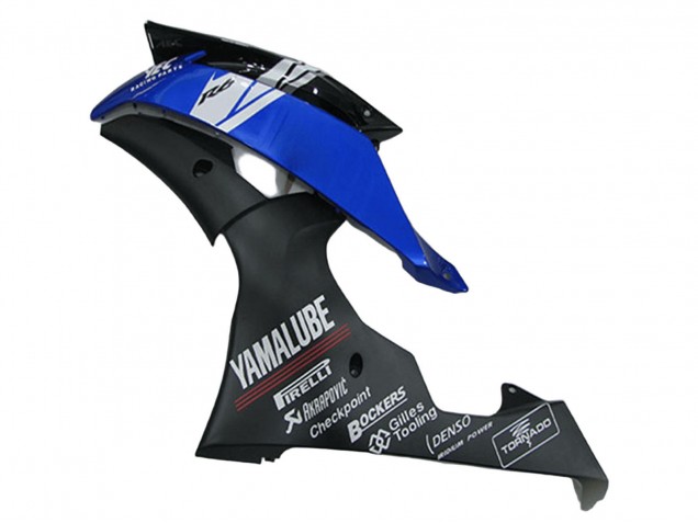 Carenado Moto Yamaha YZF R6 2008-2016 - Blanco Azul Negro Mate Yamalube