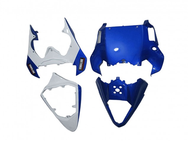Carenado Moto Yamaha YZF R6 2008-2016 - Blanco Azul Negro Mate Yamalube