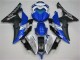 Carenado Moto Yamaha YZF R6 2008-2016 - Blanco Azul Negro Mate Yamalube