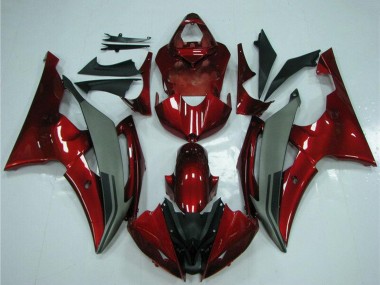 Carenado Moto Yamaha YZF R6 2008-2016 - Rojo Gris