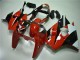 Carenado Moto Kawasaki ZX6R 2000-2002 - Blanco Rojo Negro Brillante