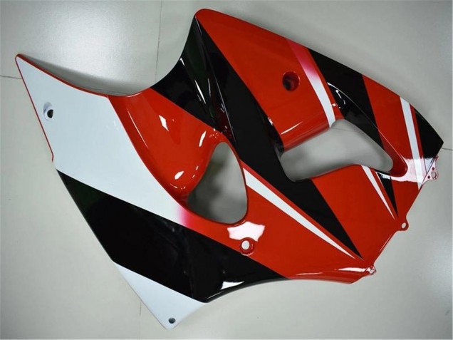 Carenado Moto Kawasaki ZX6R 2000-2002 - Blanco Rojo Negro Brillante