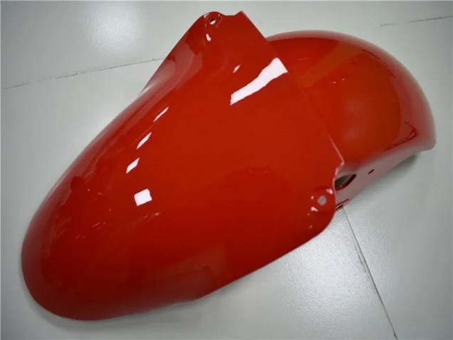 Carenado Moto Kawasaki ZX6R 2000-2002 - Blanco Rojo Negro Brillante