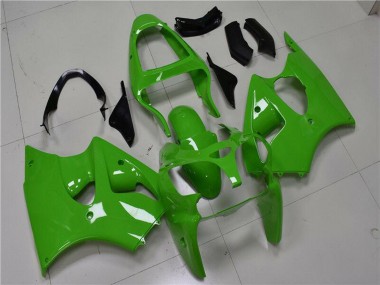 Carenado Moto Kawasaki ZX6R 2000-2002 - Verde Negro