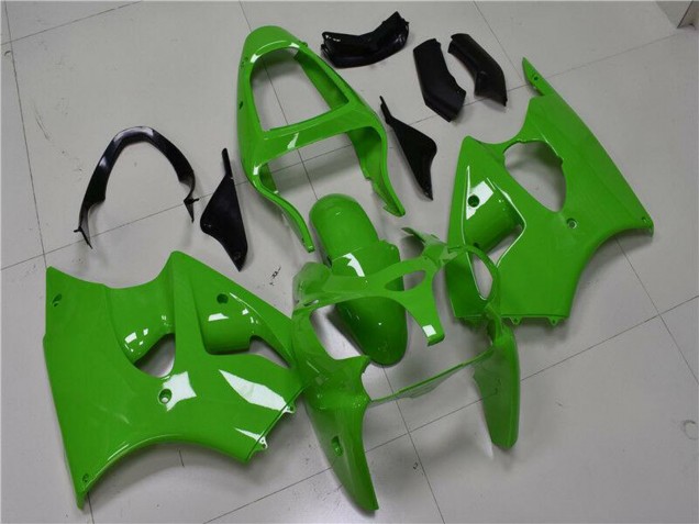 Carenado Moto Kawasaki ZX6R 2000-2002 - Verde Negro