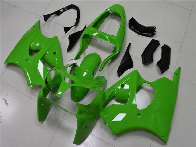 Carenado Moto Kawasaki ZX6R 2000-2002 - Verde Negro