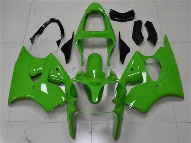 Carenado Moto Kawasaki ZX6R 2000-2002 - Verde Negro