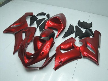 Carenado Moto Kawasaki ZX6R 2005-2006 - Rojo Caramelo