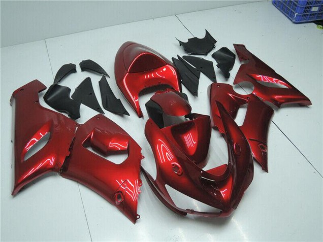 Carenado Moto Kawasaki ZX6R 2005-2006 - Rojo Caramelo